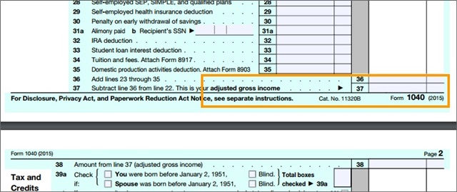 adjusted gross income