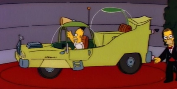 homer's custom car