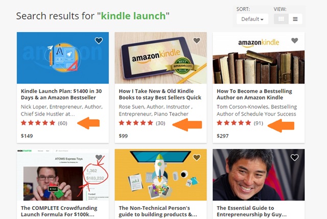 udemy social proof search results