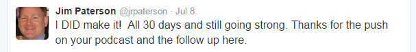 jim cold shower tweet
