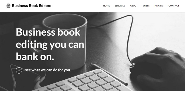 business book editing screenshot