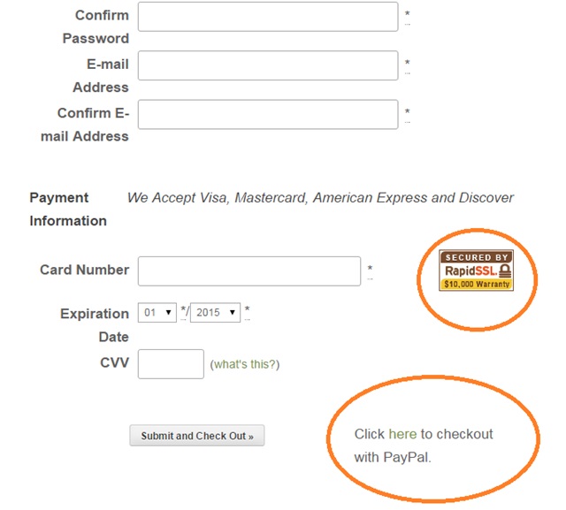 pmp checkout page