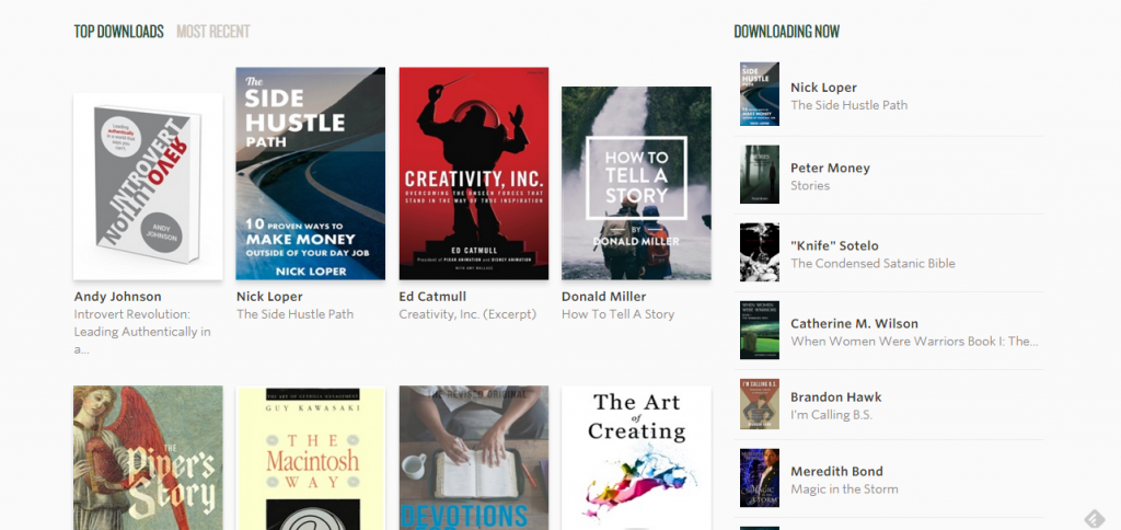 noisetrade top downloads