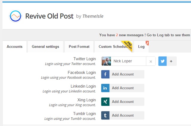revive old post