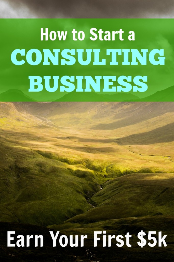 start a consulting business pin