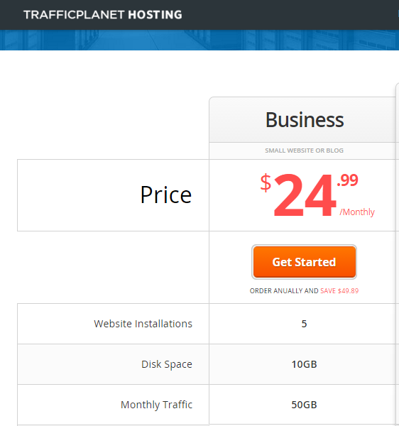 Traffic Planet pricing