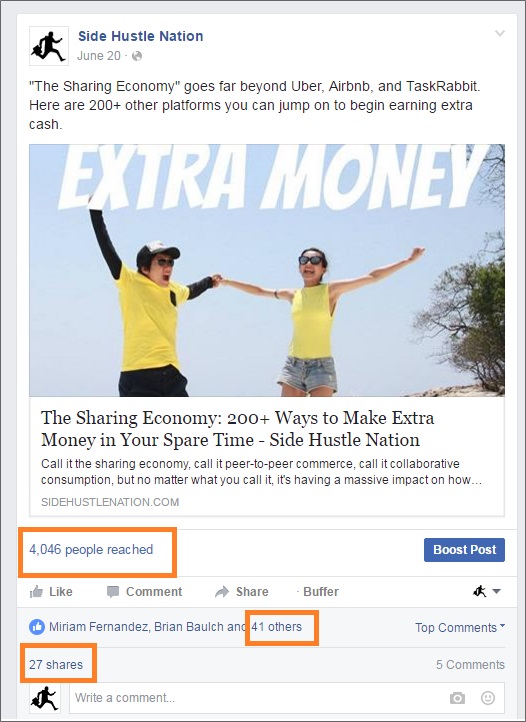 sharing economy facebook
