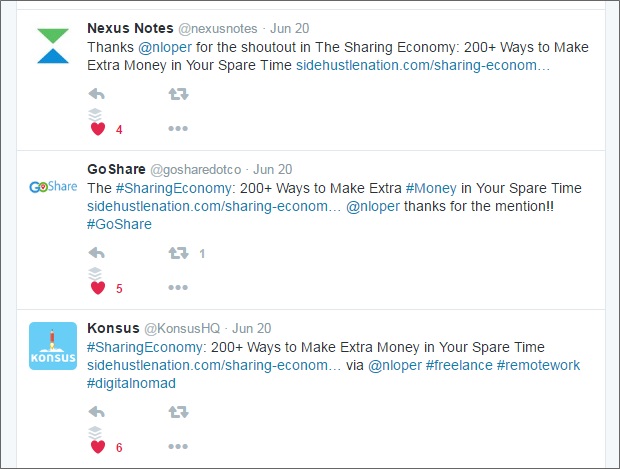 sharing economy tweets