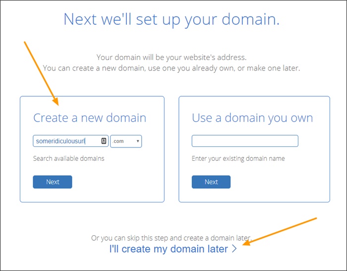 bluehost domain set up