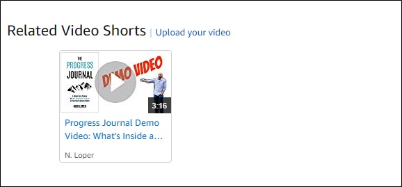 video short on amazon