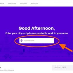 steady app enter location