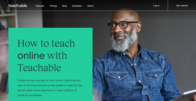 teachable homepage