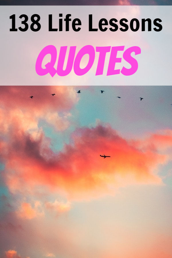 life lessons quotes