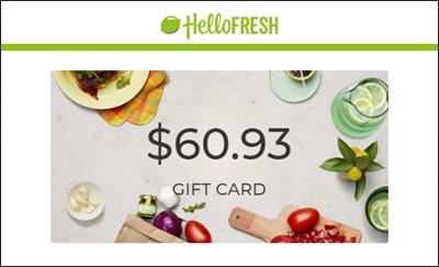 hellofresh gift card for entrepeneurs