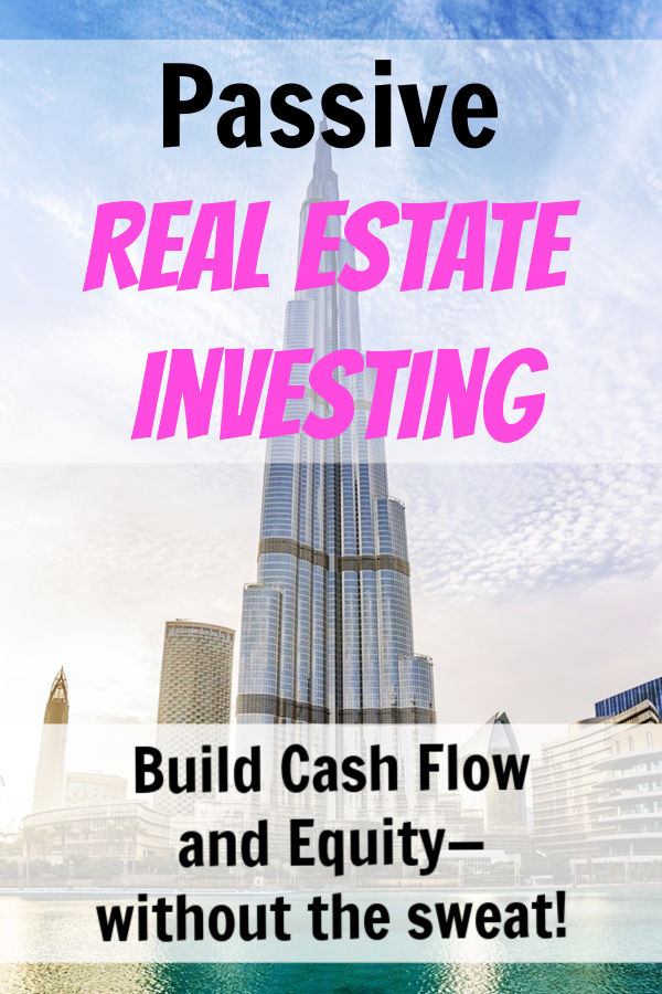passive real estate investing pin