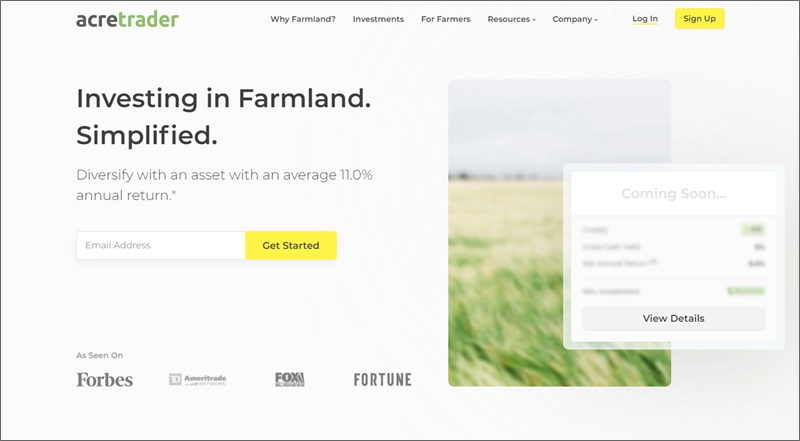 acretrader farmland investing