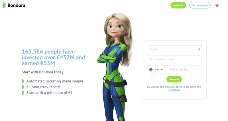bondora peer-to-peer lending