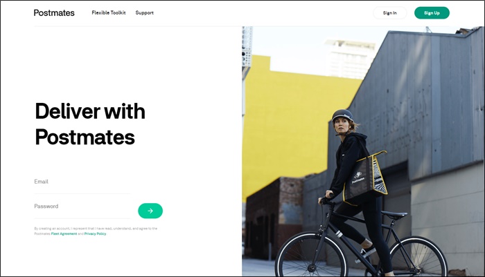 deliver with postmates