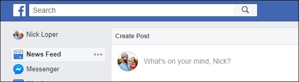 facebook search bar