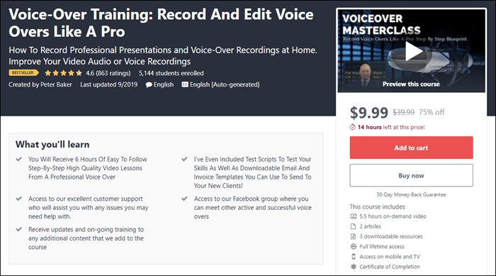 voice over training