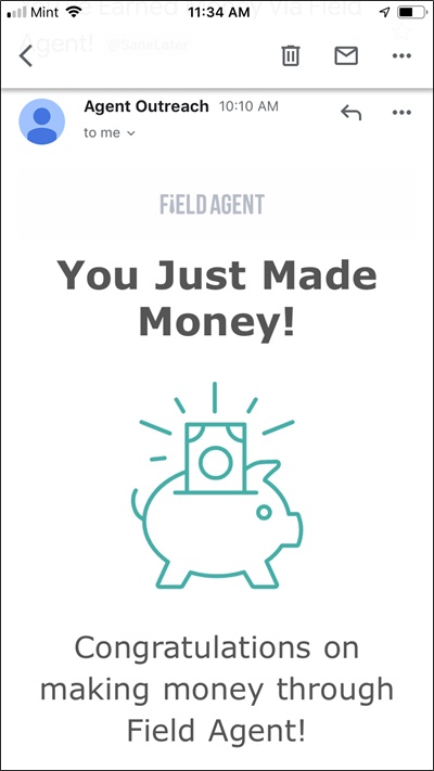 field agent job approved