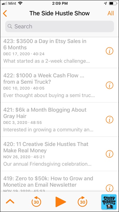 podcast episode titles