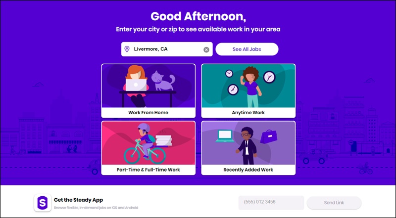 steady app for part-time jobs