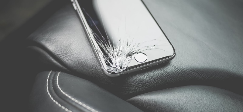 cracked phone screen