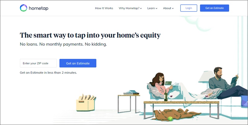 hometap homepage