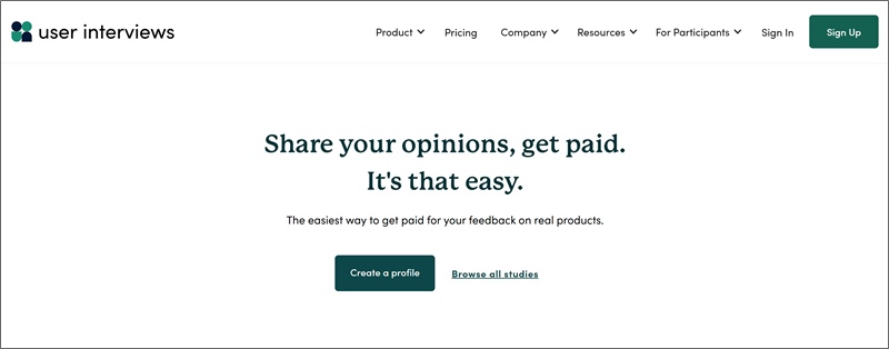 user interviews paid research studies