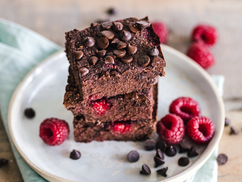 baking brownies