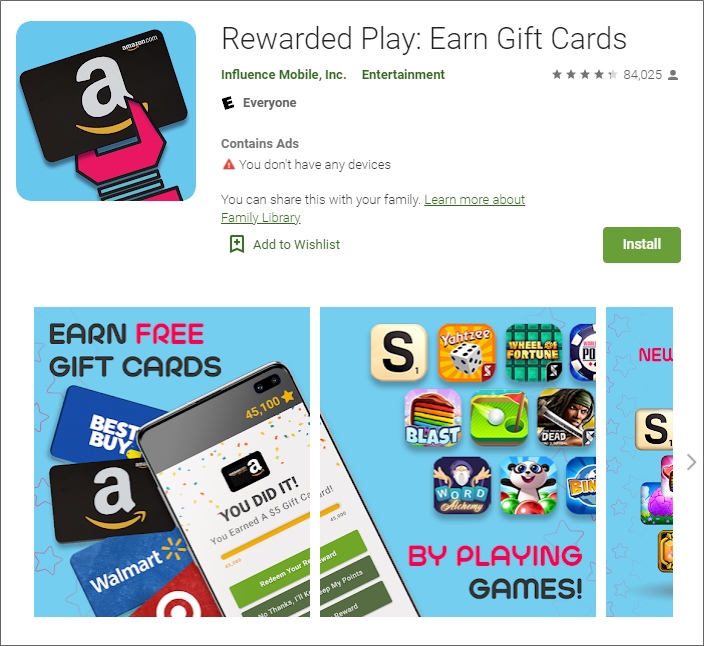 rewarded play