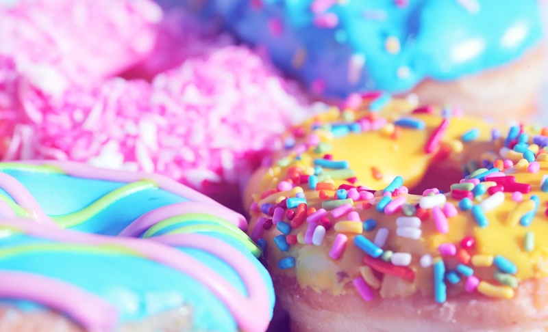selling donuts