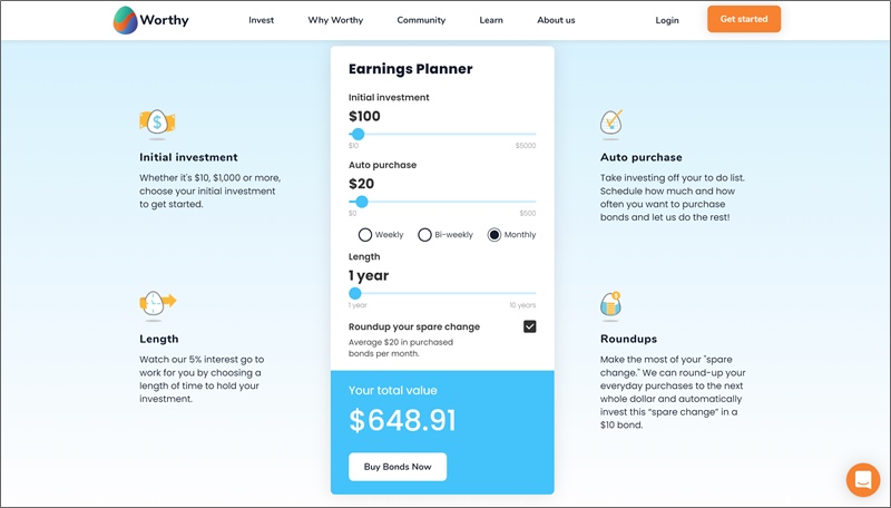 passive income with worthy bonds