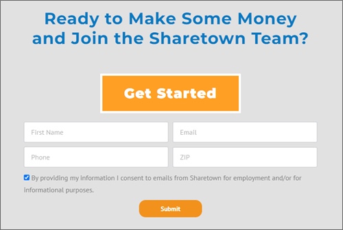 become a sharetown rep